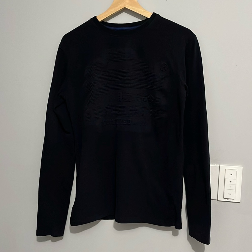 Superdry Small Black Medium Long Sleeve